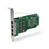 carte de 4 ports T2/E1, bus PCI 3,3V/5V.