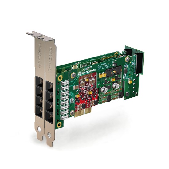 Carte Analogique PCIe 8 Ports FXO/FXS A2008