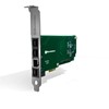 Carte de Voix Hybride  PCI  1Port T1/E1/J1 + 4 FXO + 1 FXS avec Hardware Echo Canceller