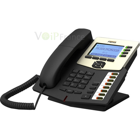 Téléphone IP a 4 lignes SIP, IXA VPN avec 8 button BLF
