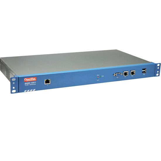 Gateway T1 / E1  Passerelle VoiP Numérique Jusqu'à 120 Appels Simultanés DGW-1001
