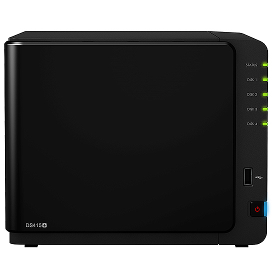 Serveur NAS Multimédia 4 Baies Quadruple Core 2.4 Ghz 2 Go Ram 2 LAN Gigabit 2 USB 3.0 eSATA