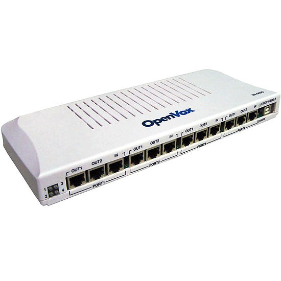 4 Port IPPBX de Basculement ISDN BRI FB40