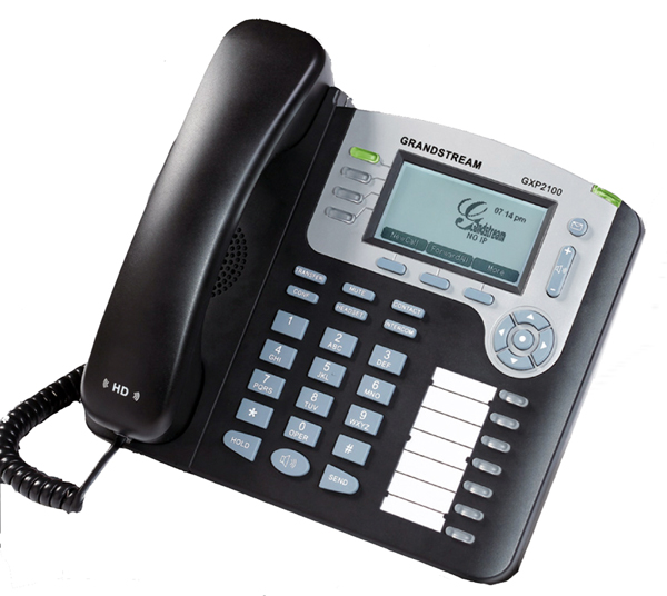 Téléphone IP d'entreprises de la Nouvelle Génération avec 4 lignes GXP2100