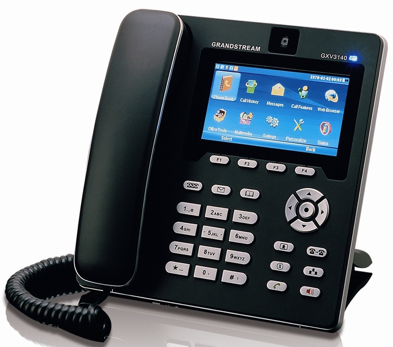 Téléphone IP 3 Ligne SIP Système de Visioconférence Intégré GXV3140