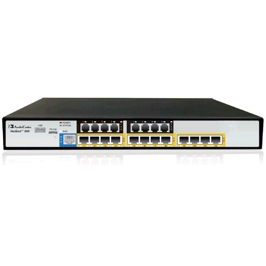 Mediant 800B  2 BRI Interface Vocale et 2 Paires actif / en Veille des Interfaces GE M800/2B