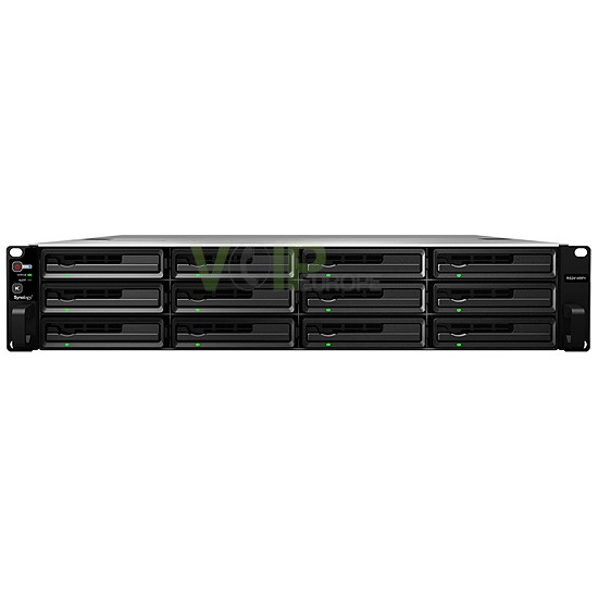 Serveur NAS de Haute Performance 12 Baies  Dual Core 2.13 Ghz  2 Go Ram 4 LAN Gigabit RS2414+