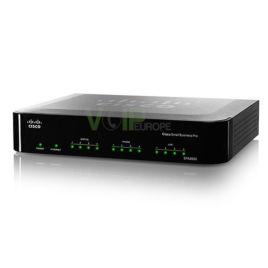 Gateway IP Telephony with 4 FXS and 4 FXO Ports SPA8800