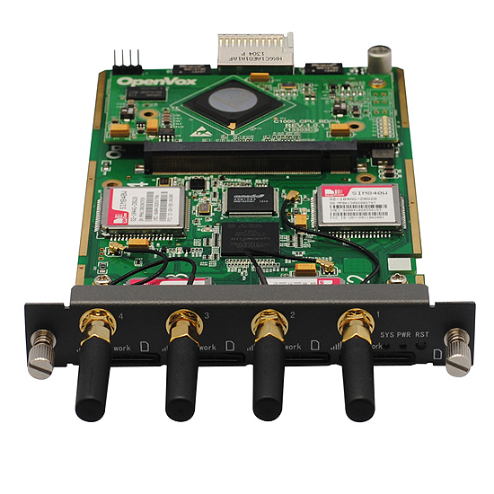 VoxStack Module de Passerelle 4 GSM Channels VS-GWM400G