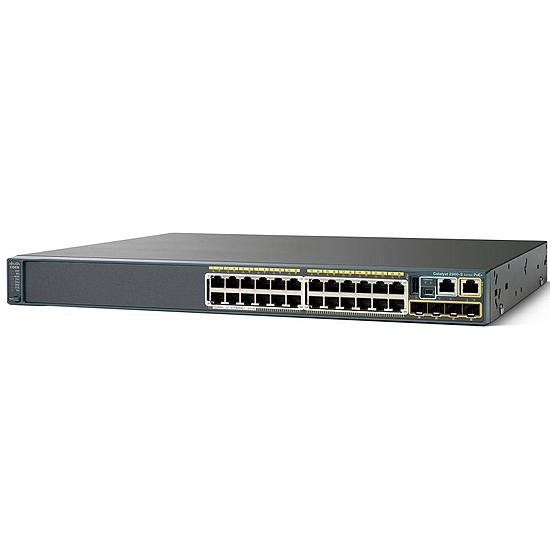 Switch Catalyst 2960S 24 GigE PoE 370W, 4 x SFP LAN Base WS-C2960S-24PS-L