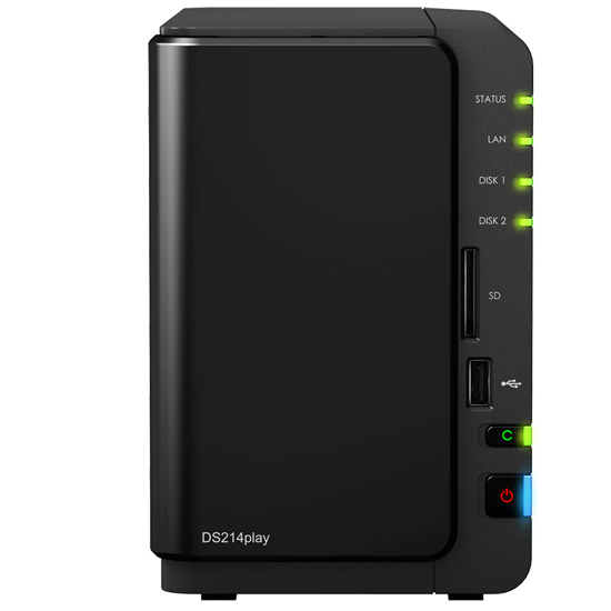 Serveur Nas Multimédia Dual Core 1.6 Ghz 1 Go Ram  LAN Gigabit  2 USB 3.0  eSATA